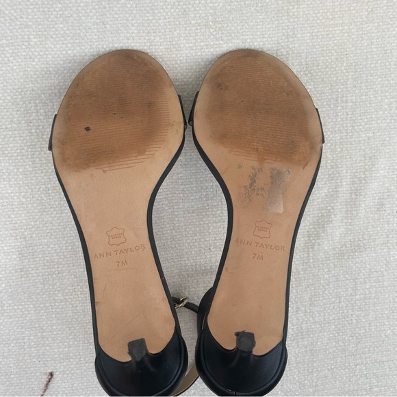 Ann Taylor Black Heeled Sandals - Picture 11 of 16